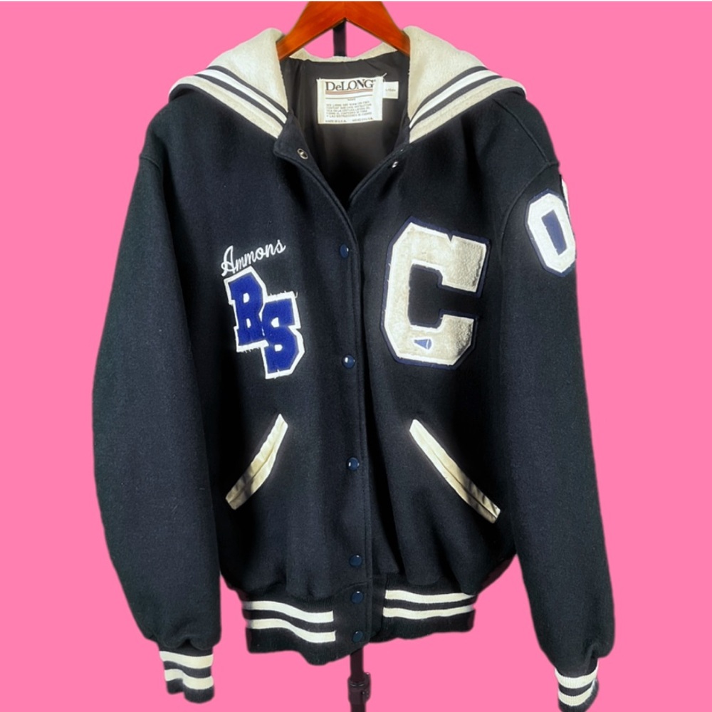 Authentic Cheerleader Varsity Bomber Jacket ~ Personalized Haley